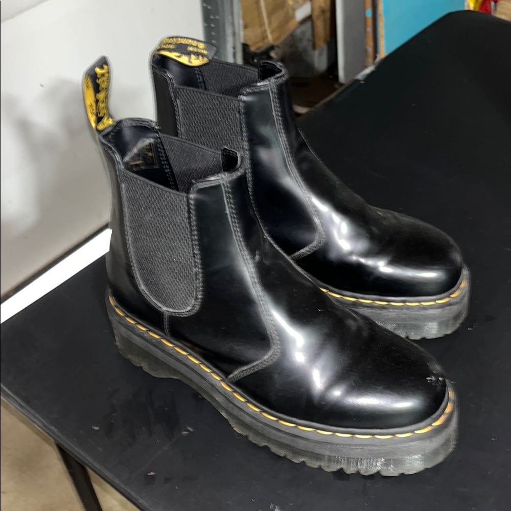 Dr. Martens Black Combat Boots